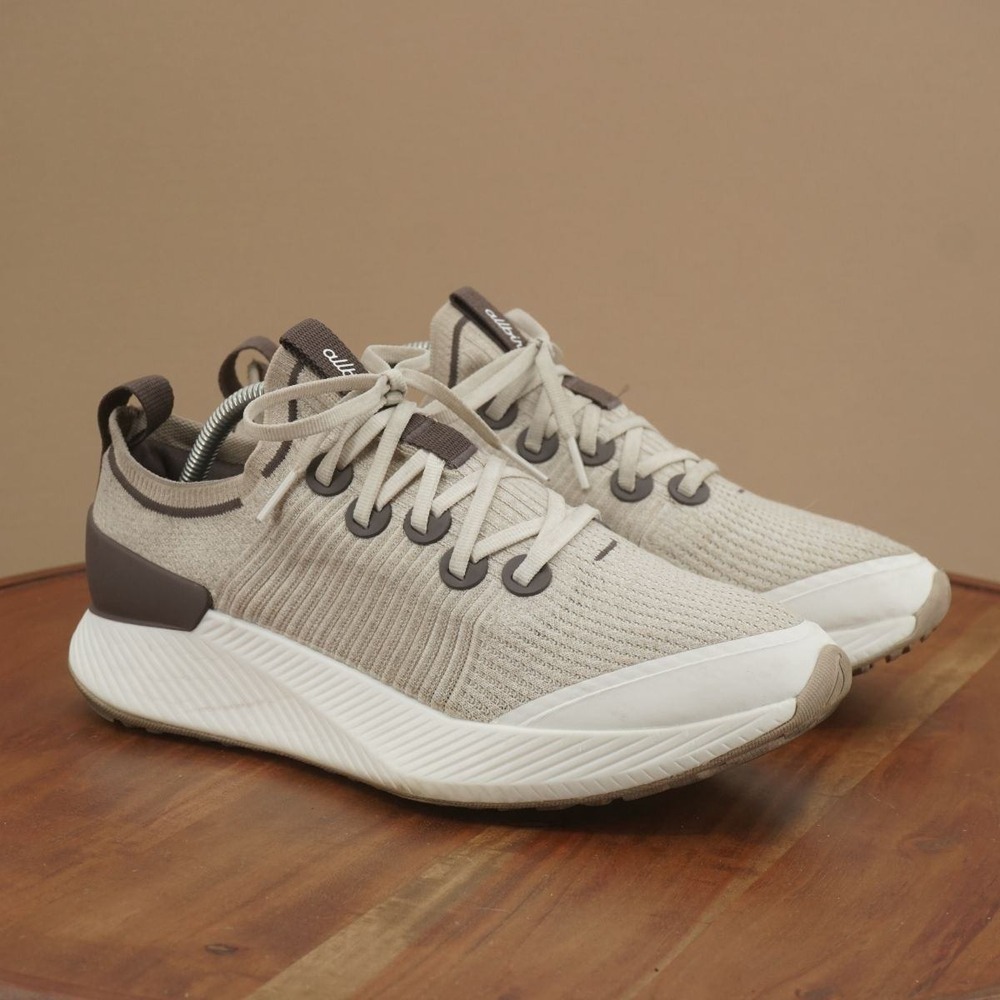 Allbirds Cream and Brown Athletic Shoes